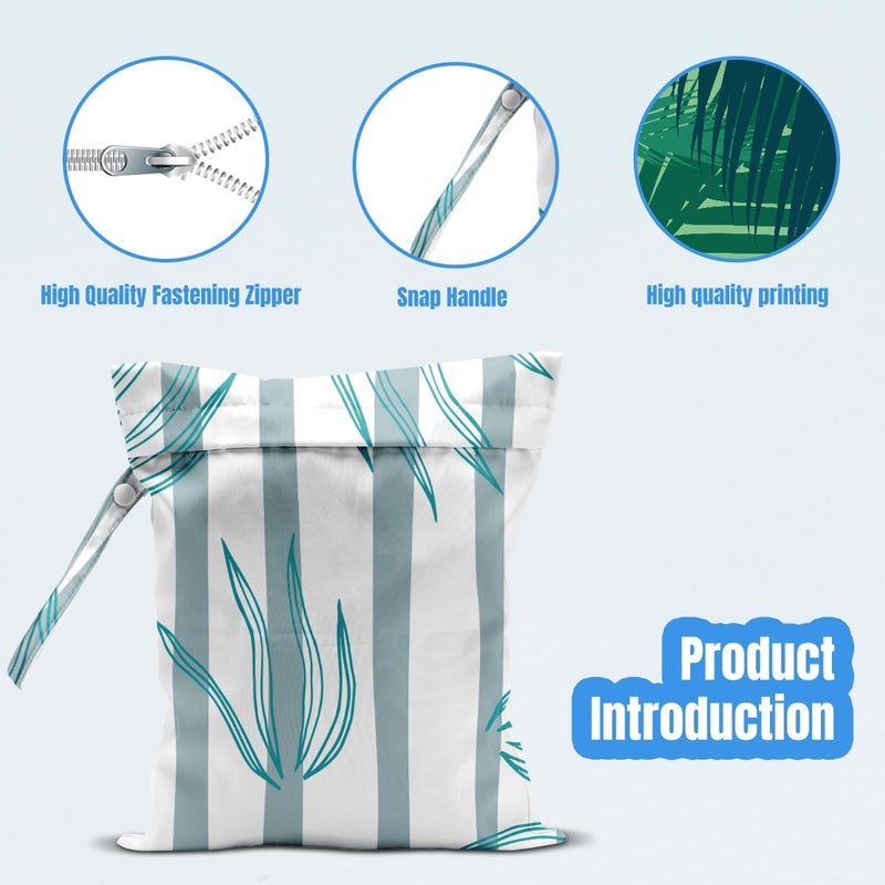 AASRR Store Wet Dry Bag, Wet Bag for Swimsuit, Travel, Beach, Pool, Diapers, Dirty Yoga Gym Clothes, Makeup Bag, Summer Vacation Essentials - Image 3